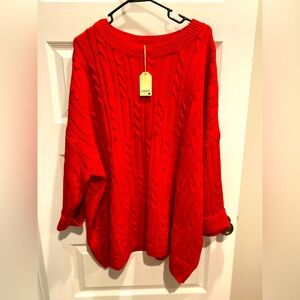 Red JODIFL Sweater